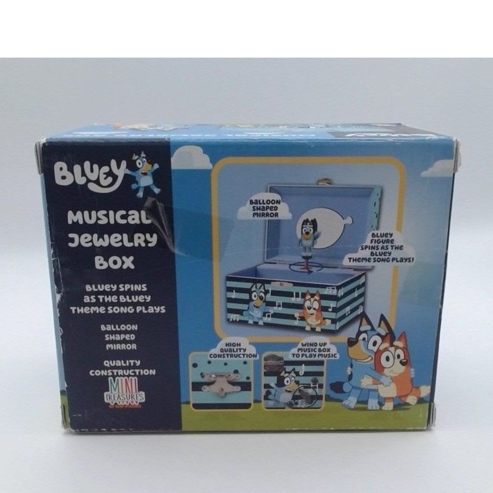 SunStaches Bluey Officially Licensed Mini Treasures Jewelry Box - 1.0 ea, BNIB